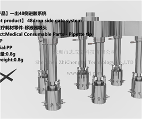 【專利產品】一出48側進膠-三維動畫
