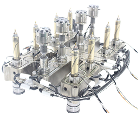 8+8混搭側進膠+針閥熱流道系統